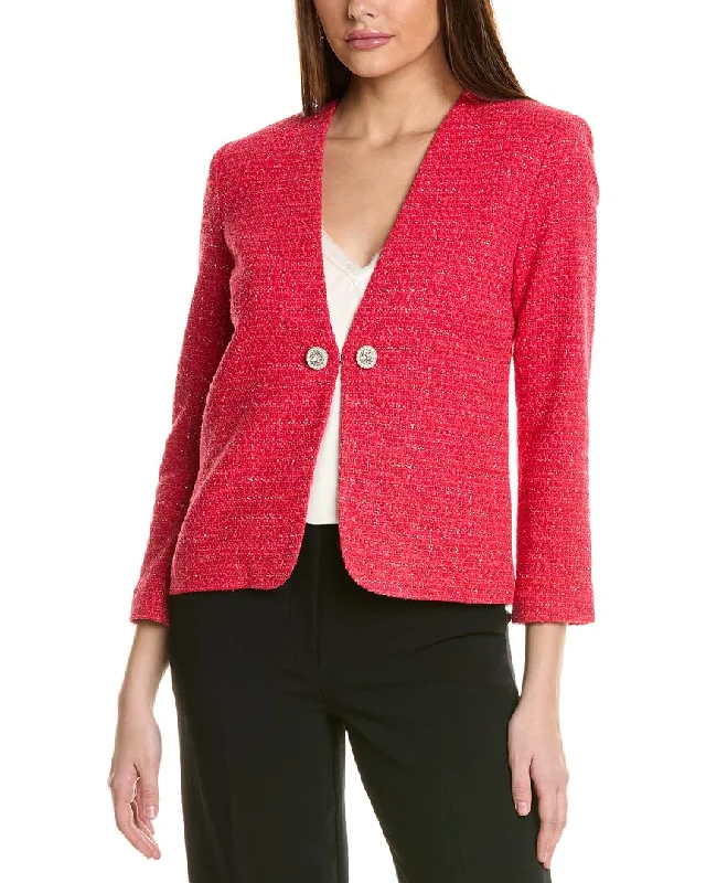 women’s casual fashion jackets for winter-St. John Tweed Jacket