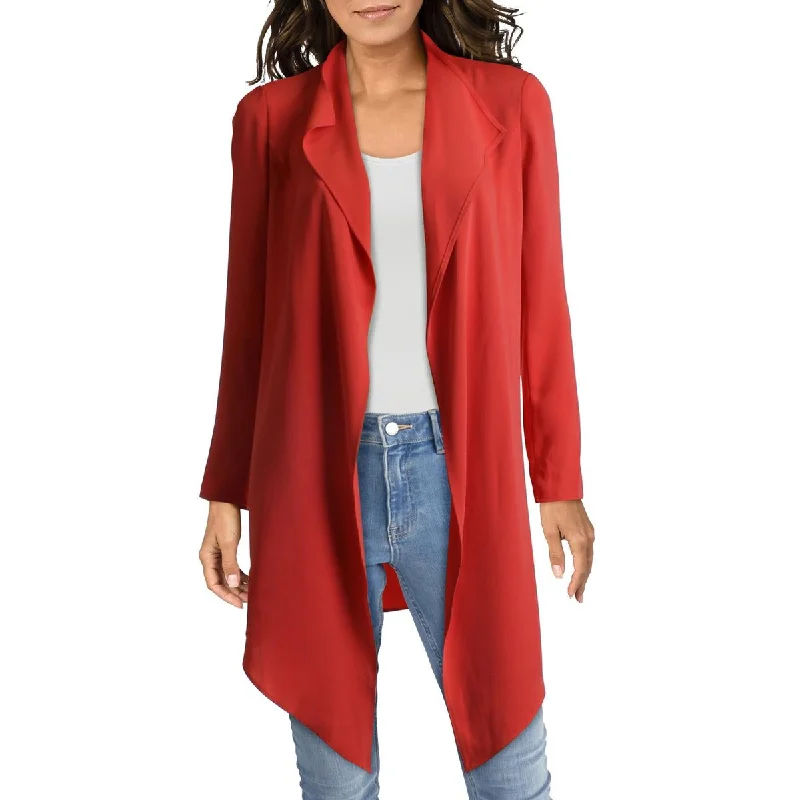 women’s casual wool coats-Womens Long Asymmetric Jacket