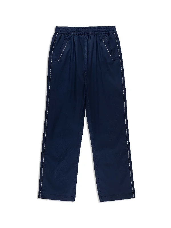 women’s stylish holiday outfits for office-Women's Suveniri Track Pant- Maritime Blue