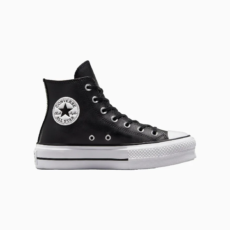 women shoes with soft, breathable fabrics-Women's Chuck Taylor All Star Lift Platform Leather