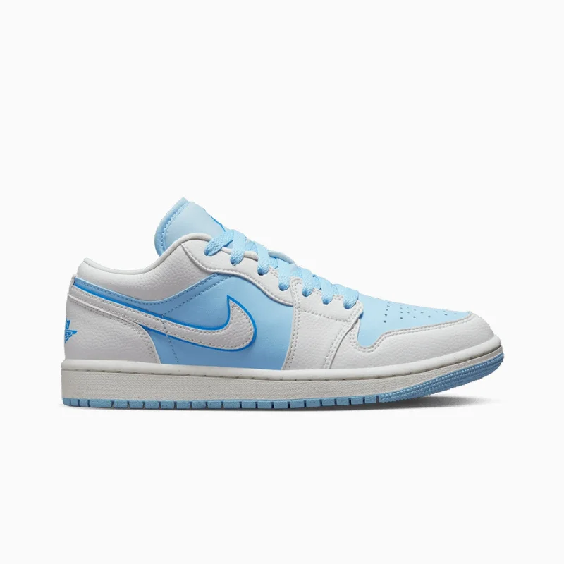 women shoes with adjustable straps for easy fit-Women's Air Jordan 1 Low SE "Reverse Ice Blue"