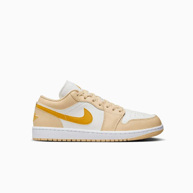 women shoes for trendy and active lifestyles-Women's Air Jordan 1 Low "Team Gold"