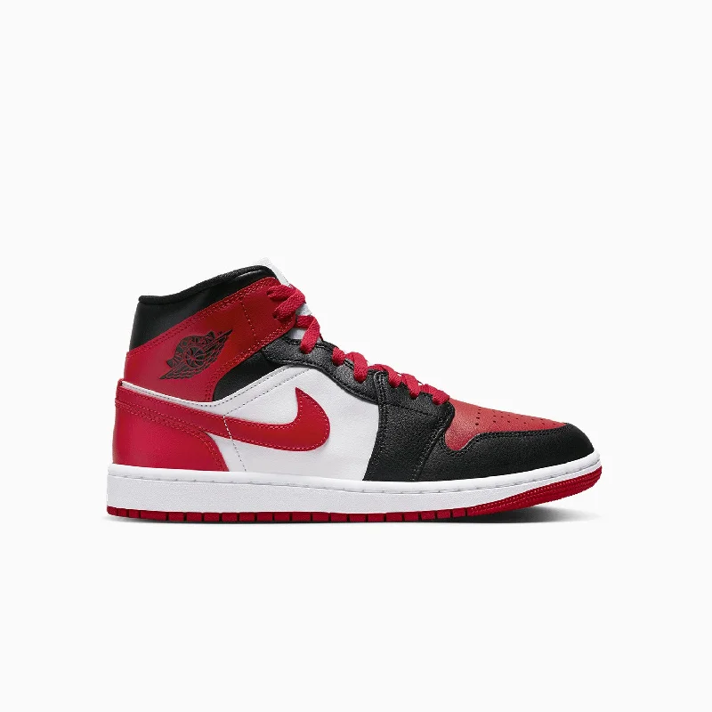 women shoes for comfortable office looks-Women's Air Jordan 1 Mid "Alternate Bred Toe"