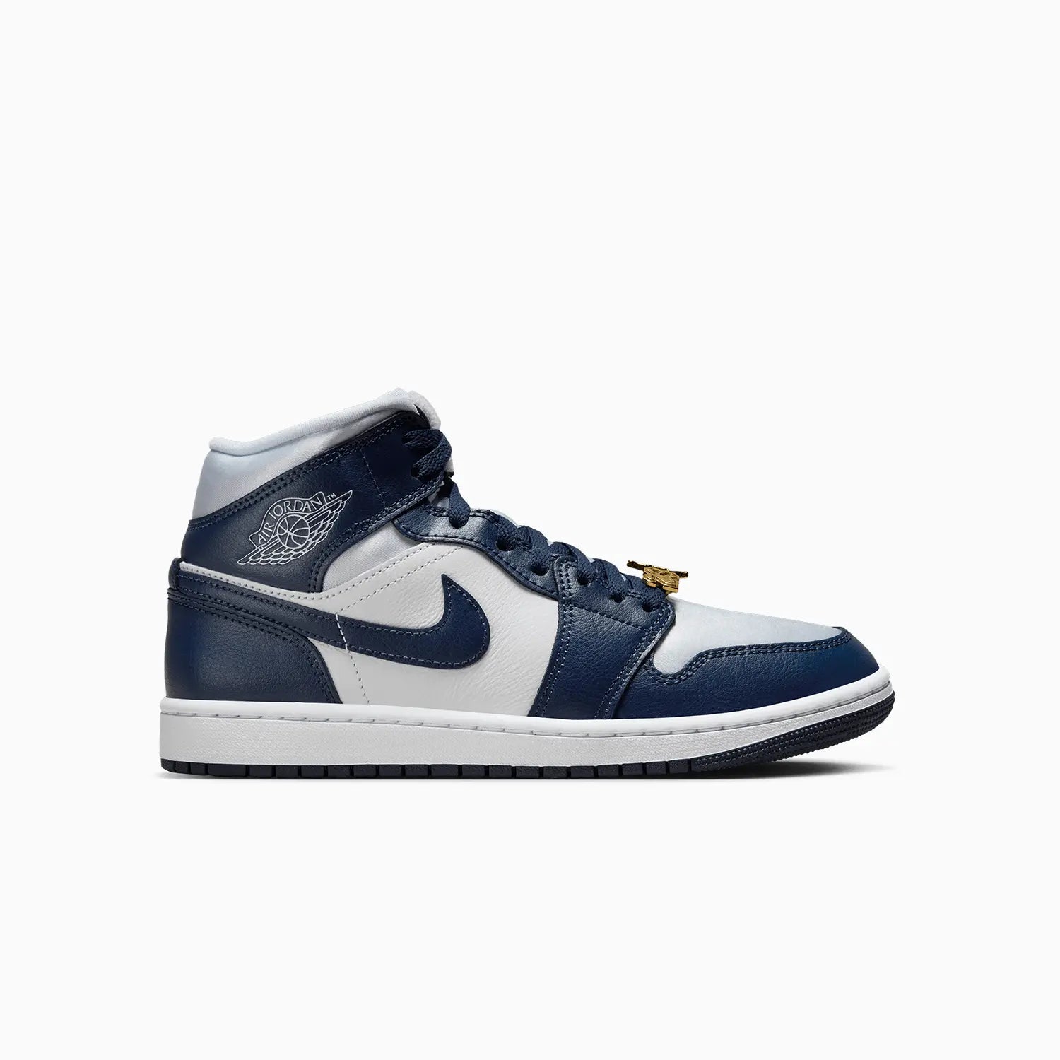 women shoes for casual weekend outings-Women's Air Jordan 1 Mid SE "Football Grey"