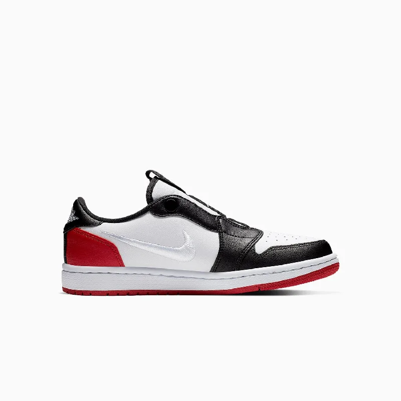 women shoes with comfortable, cushioned soles-Women's Air Jordan 1 Retro Low Slip "Black Toe"