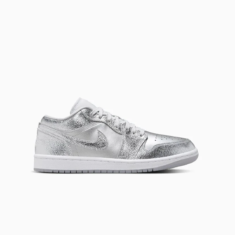 women shoes for evening galas and parties-Women's Air Jordan 1 SE "Metallic Silver"