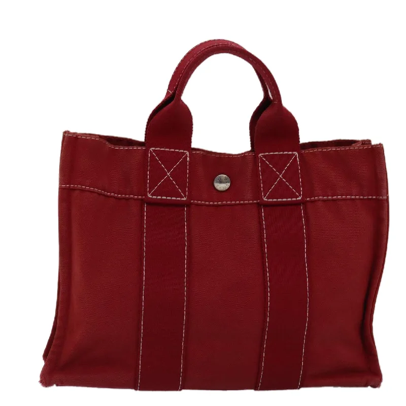 luxurious handbags for stylish professionals -Hermès Toto  Canvas Tote Bag (Pre-Owned)