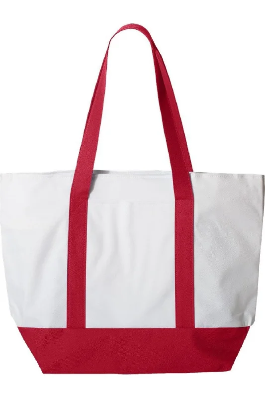 practical bags for women on the move -Liberty Bags Bay View Zippered Tote