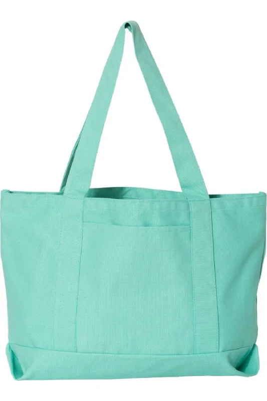 designer handbags with luxurious finishes -Liberty Bags Pigment-Dyed Premium Canvas Tote