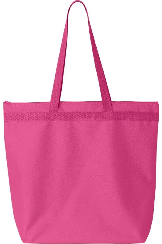 designer bags for the modern woman -Liberty Bags Recycled Zipper Tote