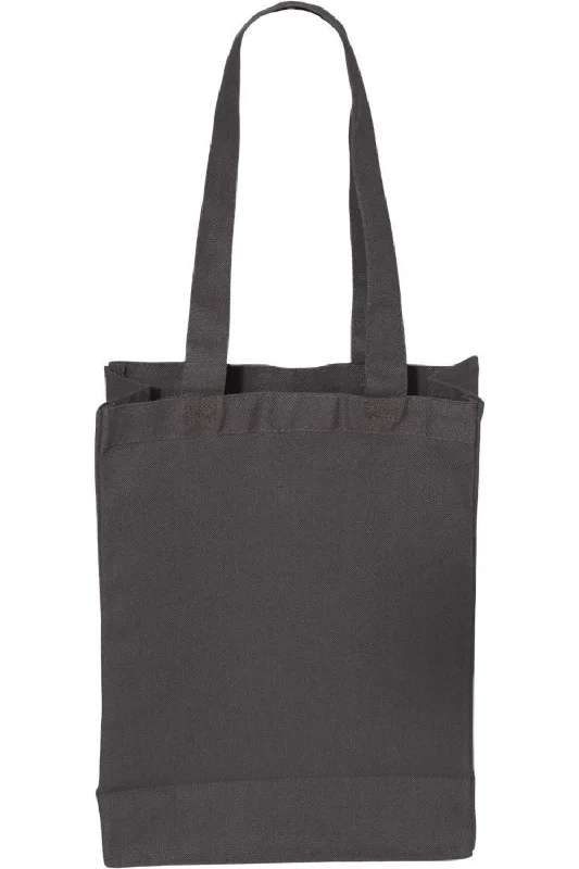 chic handbags for everyday use -Q-Tees 12L Gussetted Shopping Bag