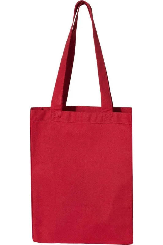 trendy handbags with luxurious details -Q-Tees 12L Gussetted Shopping Bag