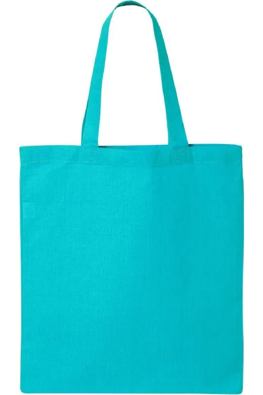 practical bags for women with busy schedules -Q-Tees Economical Tote