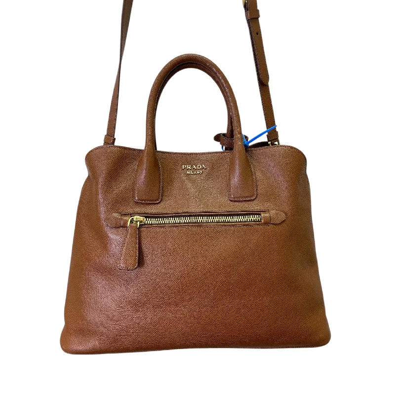 trendy handbags with chic details -TOTE LUXURY DESIGNER by PRADA In BROWN, Size: LARGE