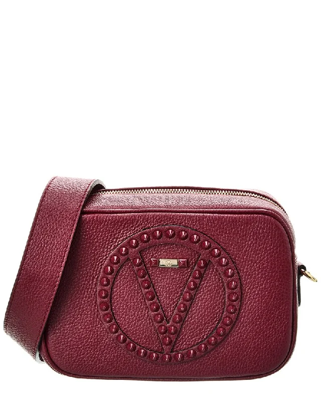 stylish handbags for fashionable businesswomen -Valentino by Mario Valentino Mia Rock Leather Crossbody