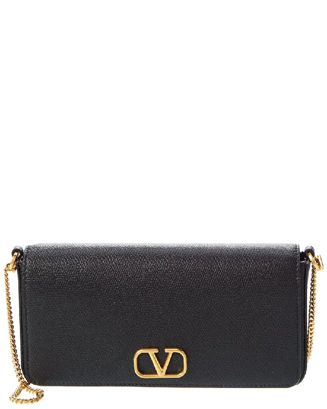 best handbags for chic office wear -Valentino VLogo Leather Crossbody