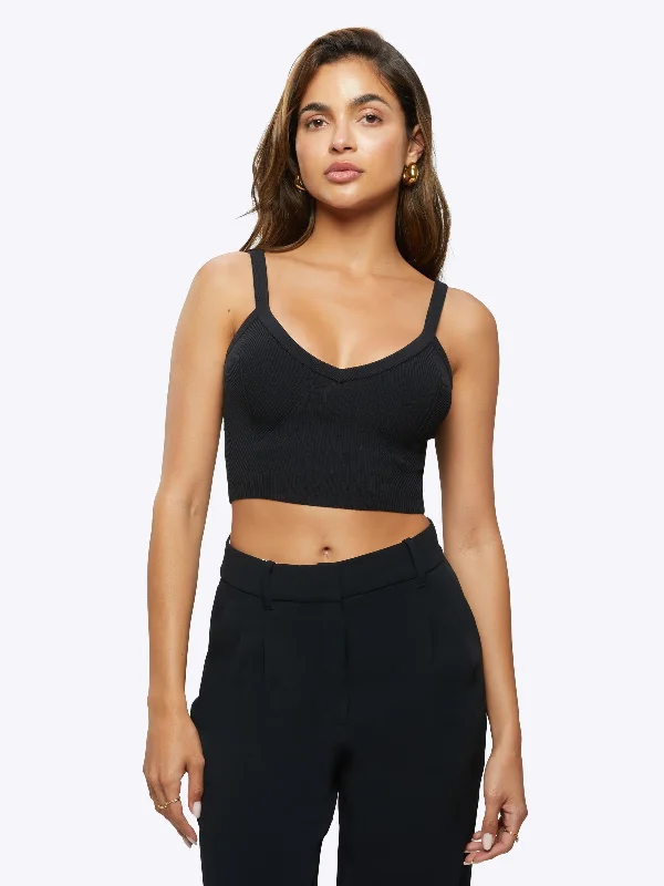 women’s trendy formal jackets-Coreflex Triangle Tank | Black