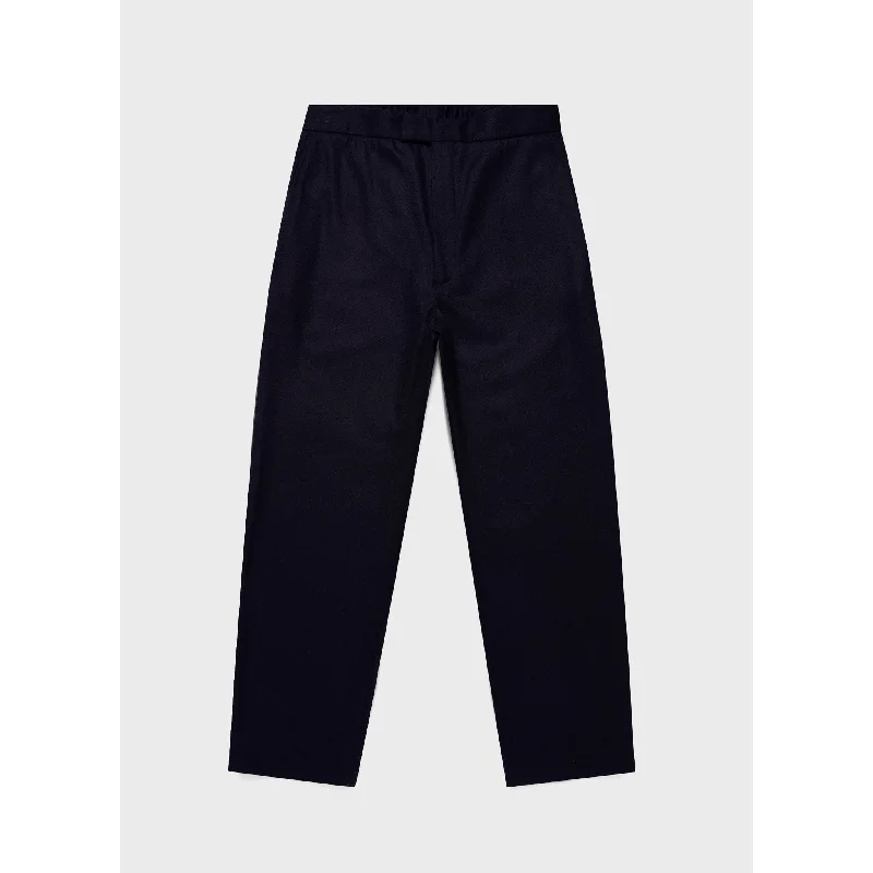 women’s stylish knitwear for fall-Sunspel x Casely-Hayford Trouser | Men | Navy